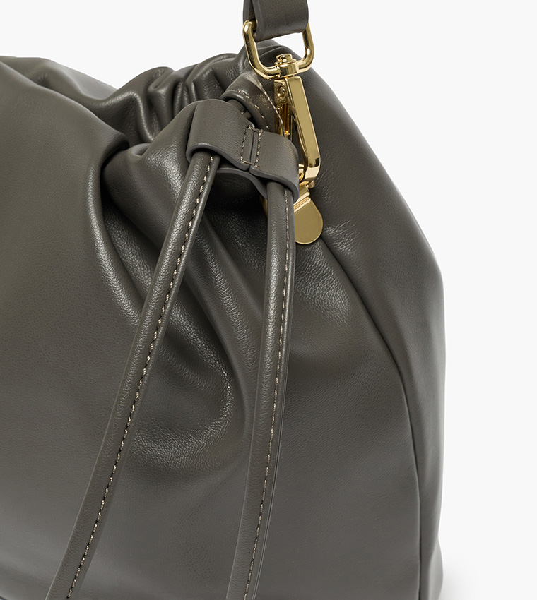 ISABEAU Ruched Shoulder Bag