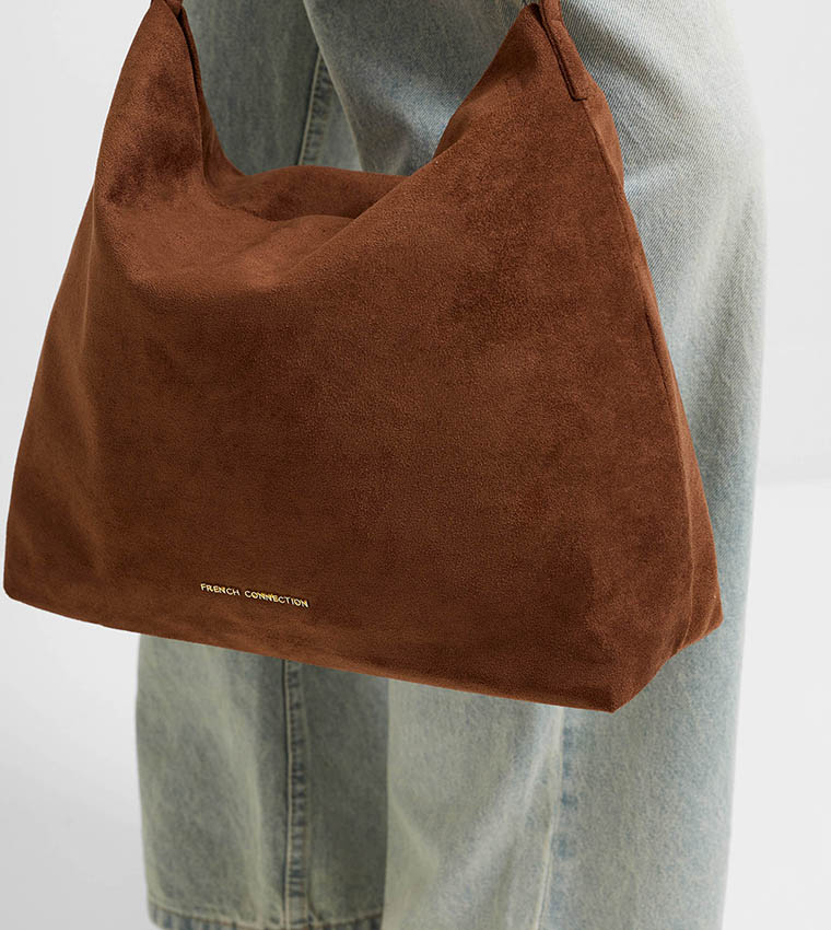 CAMILLE Suede Shoulder Bag