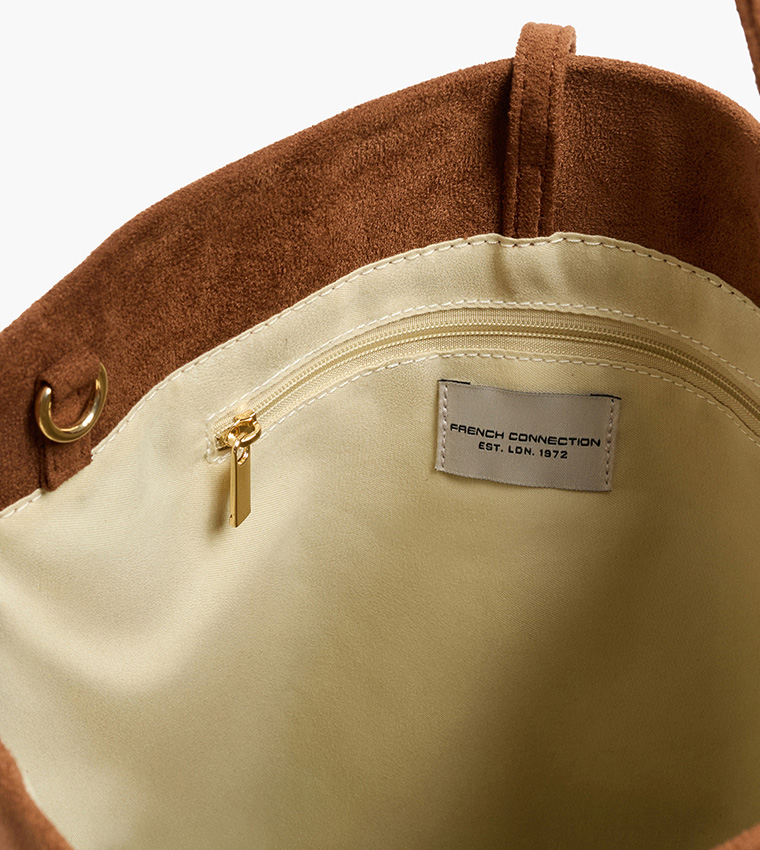 CAMILLE Suede Shoulder Bag