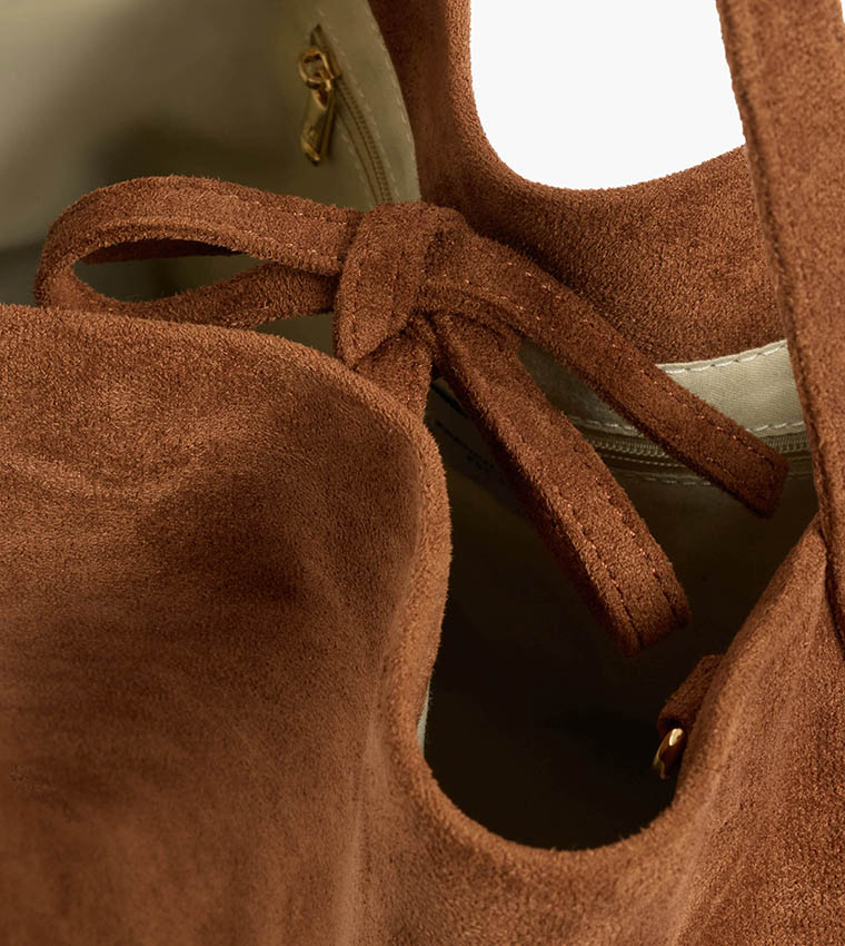 CAMILLE Suede Shoulder Bag