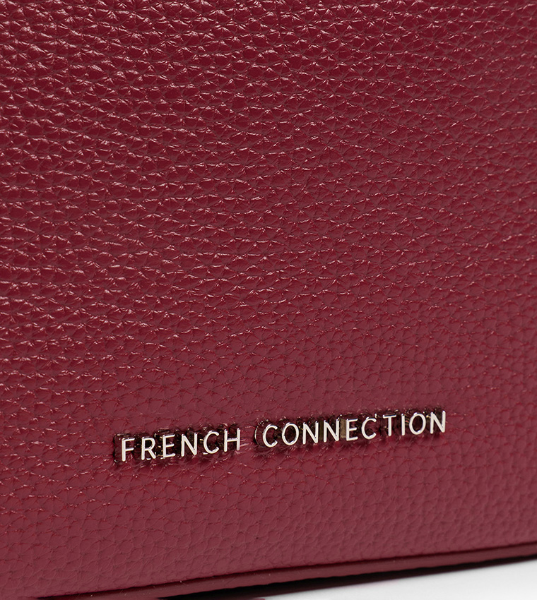 SIENNA Textured Top Handle Bag