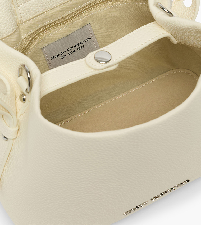 SIENNA Textured Top Handle Bag