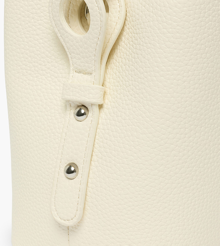 SIENNA Textured Top Handle Bag