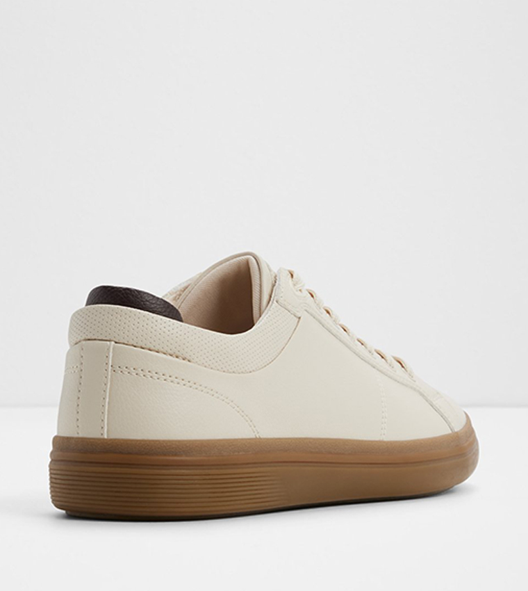 FINESPEC Solid Lace-Up Sneakers