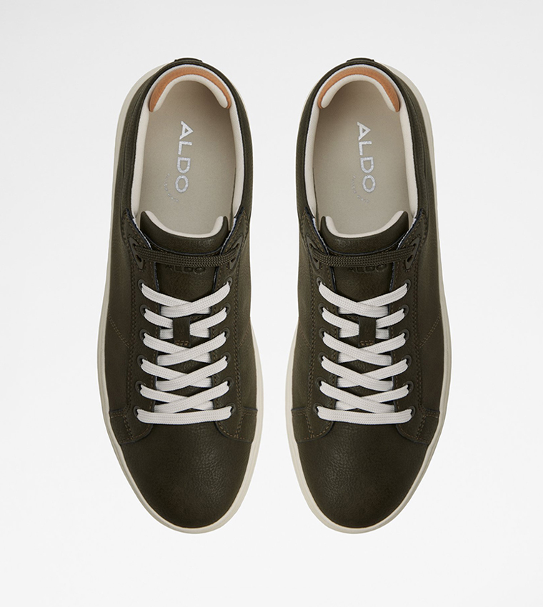 FINESPEC Solid Lace-Up Sneakers