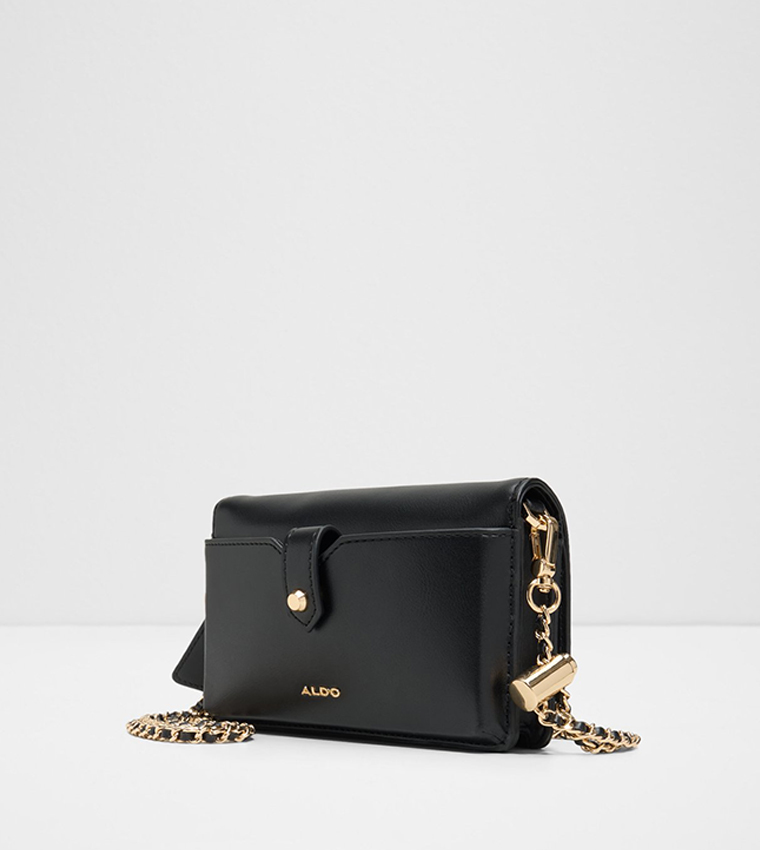 FITEVERYTHING Textured Flap Crossbody Bag