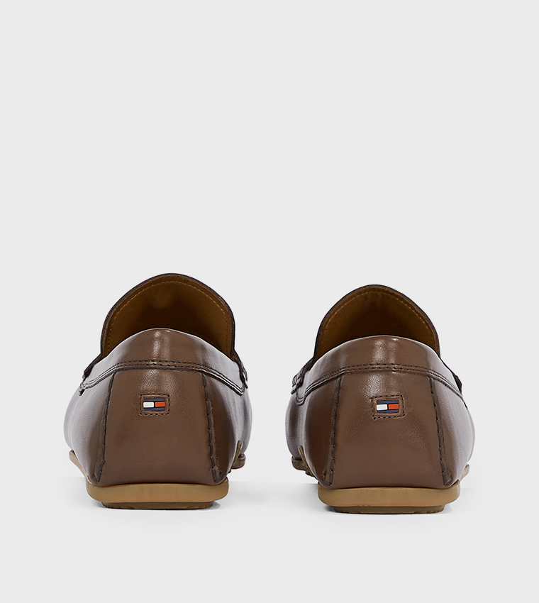 Solid Ruched Mocassins