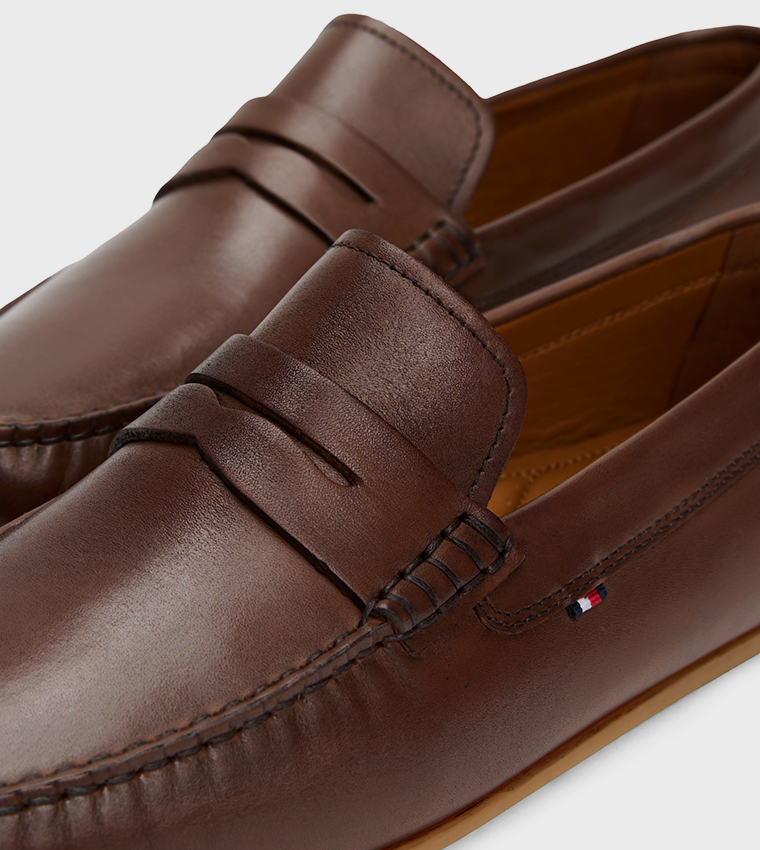 Solid Ruched Mocassins