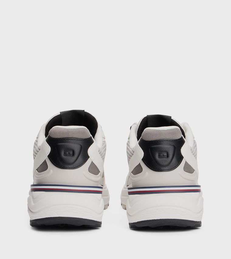 Logo Deail Lace-Up Running Shoes