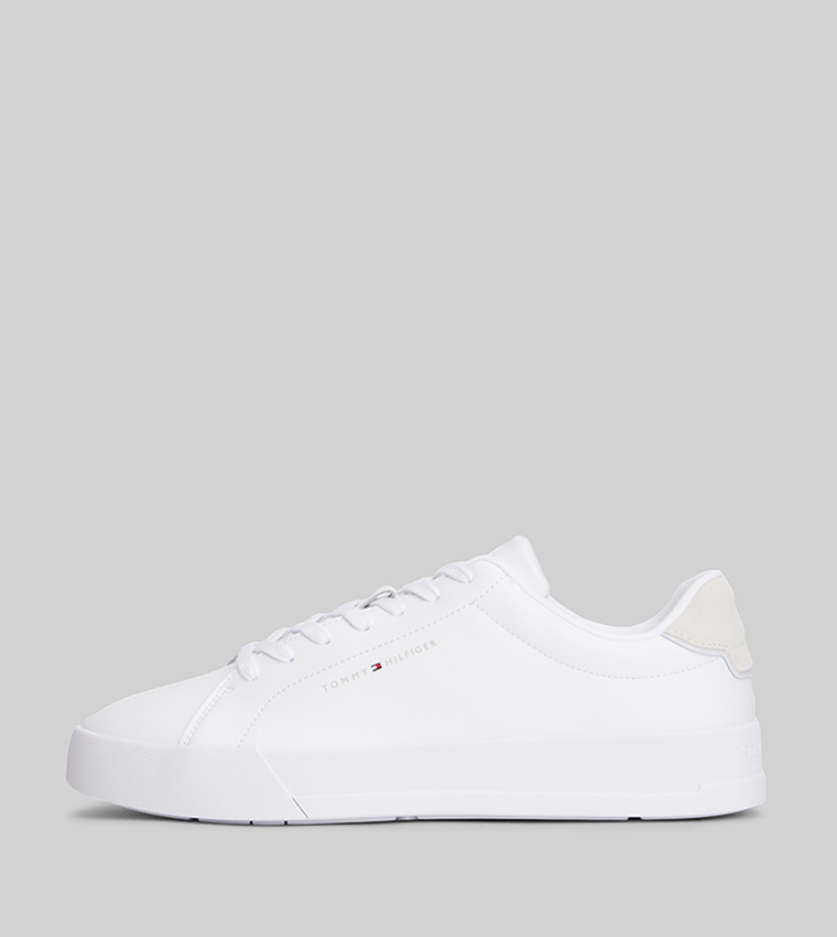 Solid Lace Up Low Top Sneakers