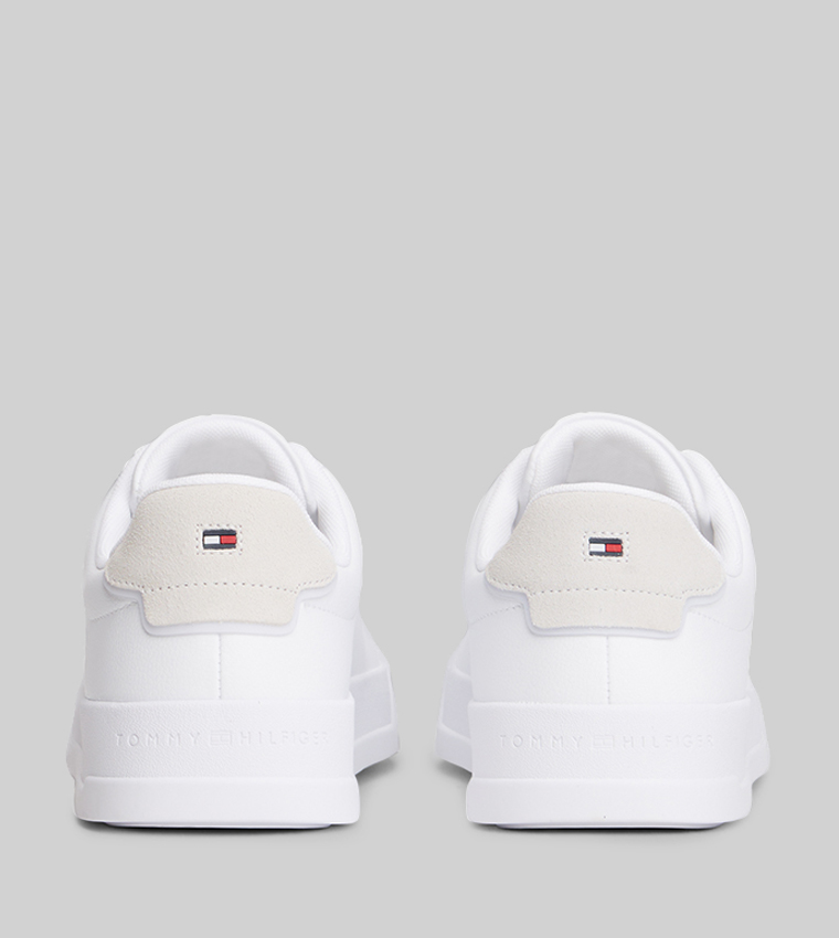 Solid Lace Up Low Top Sneakers