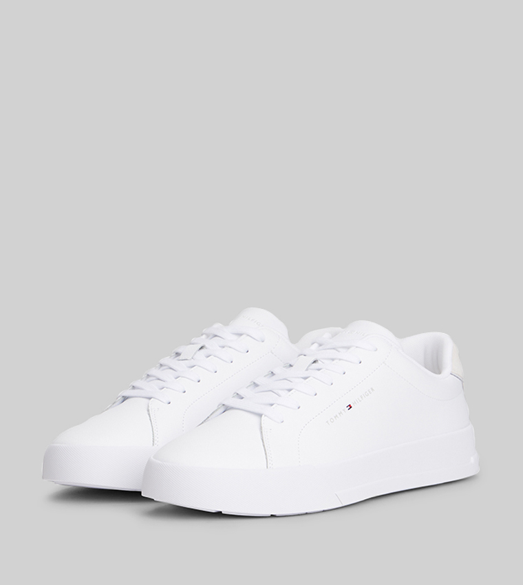 Solid Lace Up Low Top Sneakers