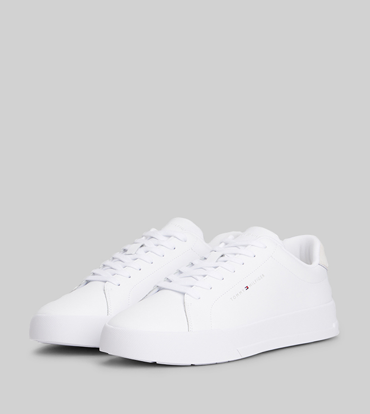 Solid Lace Up Low Top Sneakers