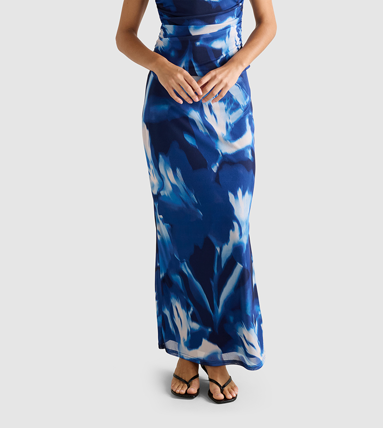 FN MIA High Waist Mesh Maxi Skirt