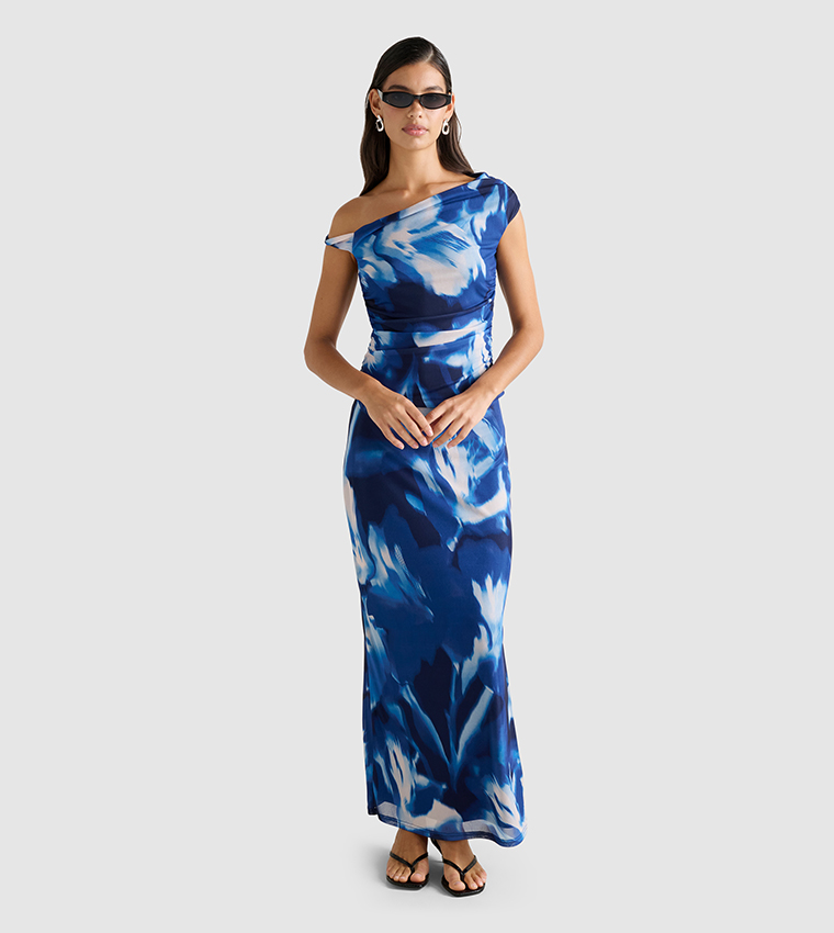 FN MIA High Waist Mesh Maxi Skirt