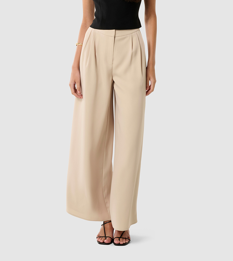 ARDEN Pleated Palazzo Pants