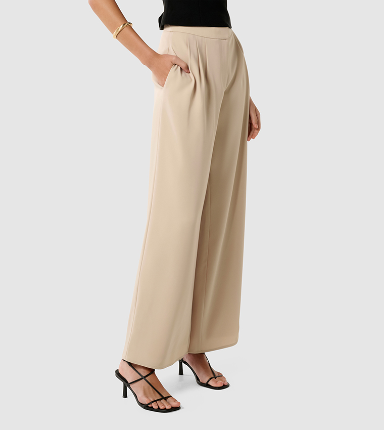 ARDEN Pleated Palazzo Pants