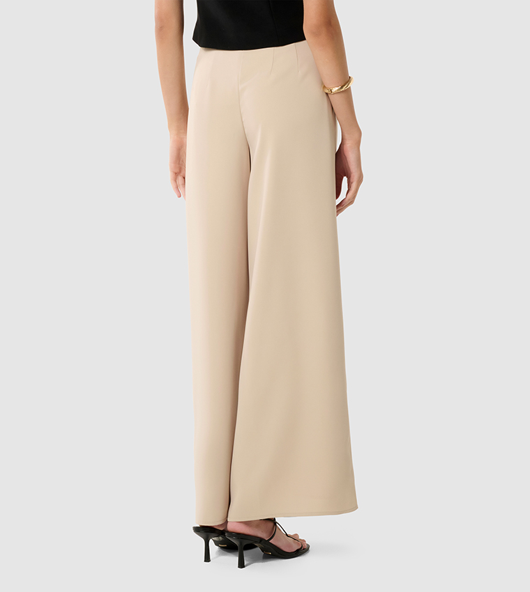 ARDEN Pleated Palazzo Pants