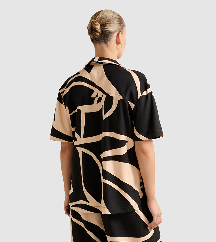 FN FLOSSIE Printed Short Sleeves Shirt