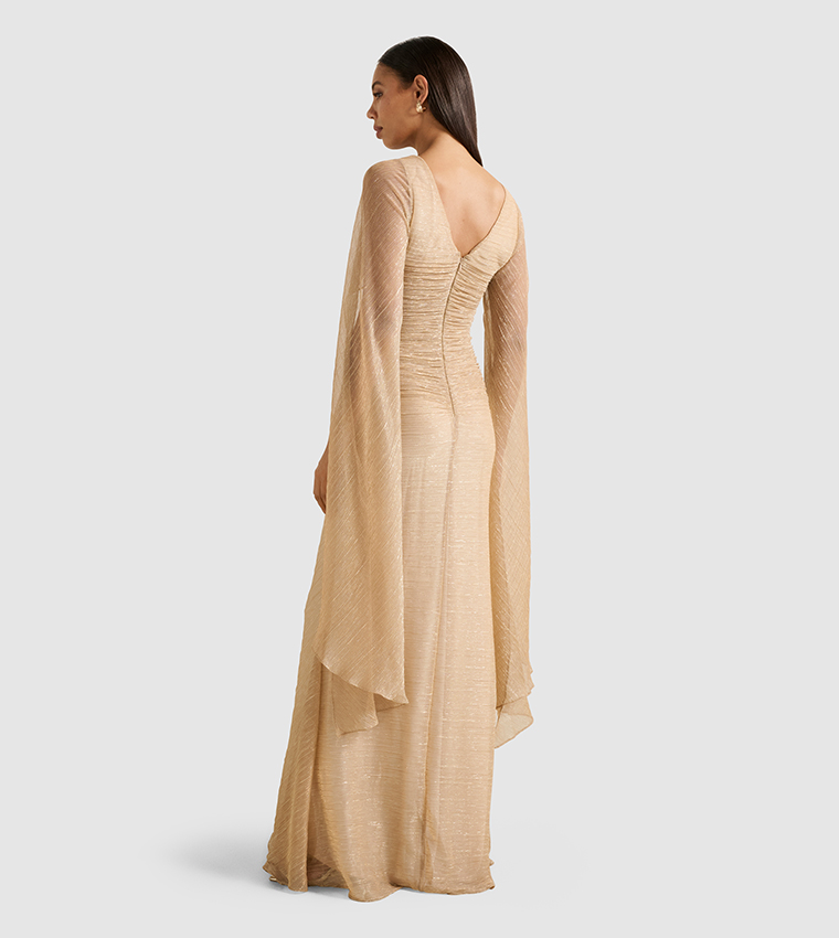 FN MONIQUE V-Neck Maxi Dress