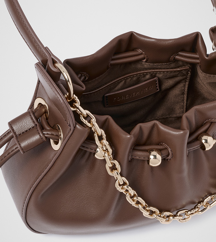FN DAKOTA Textured Chain Shoulder Bag