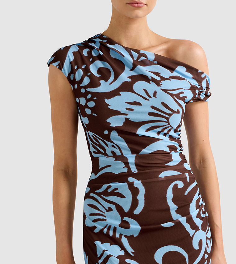 فستان ميدي باريس شبكي 