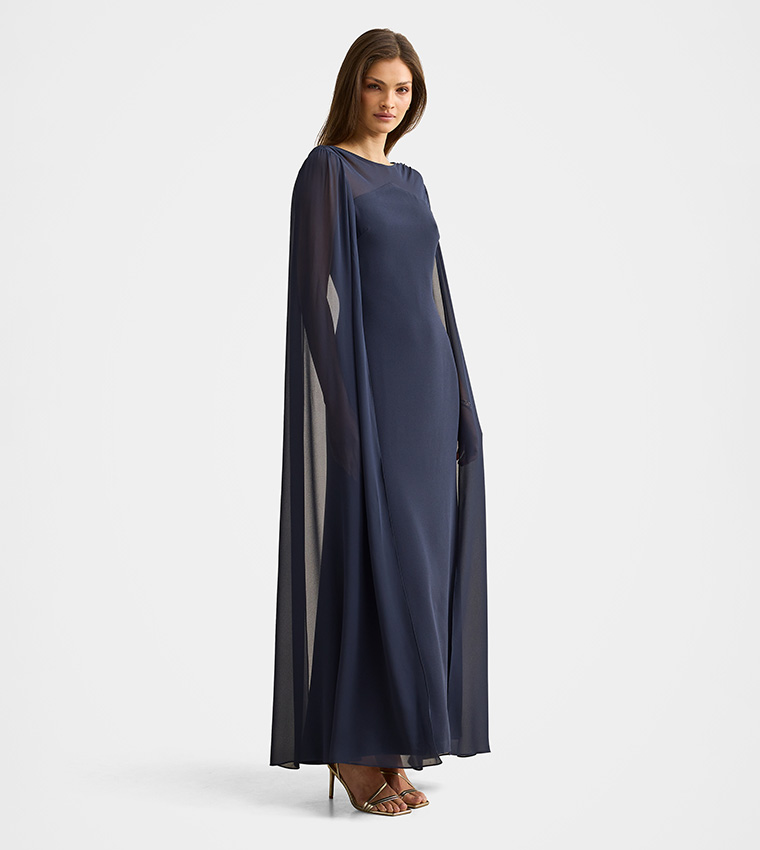 KENNEDY Dramatic Sleeves Maxi Dress