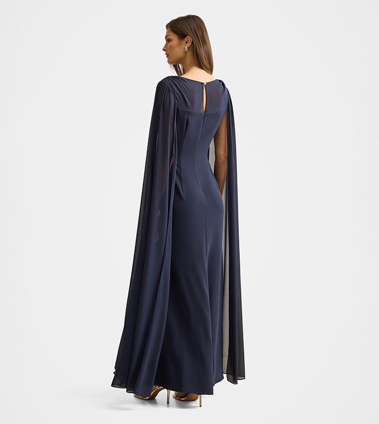 KENNEDY Dramatic Sleeves Maxi Dress