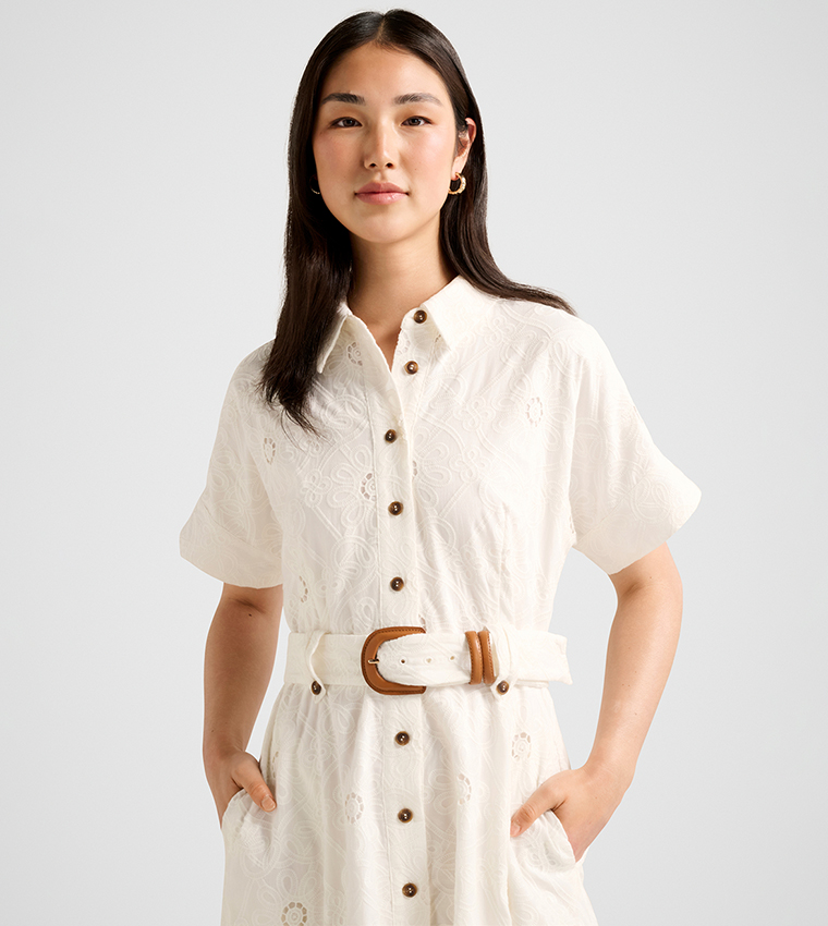 VALERIA Broderie Maxi Dress