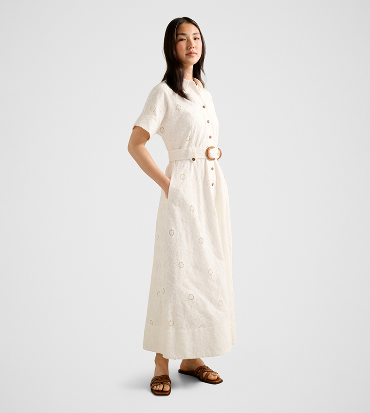 VALERIA Broderie Maxi Dress