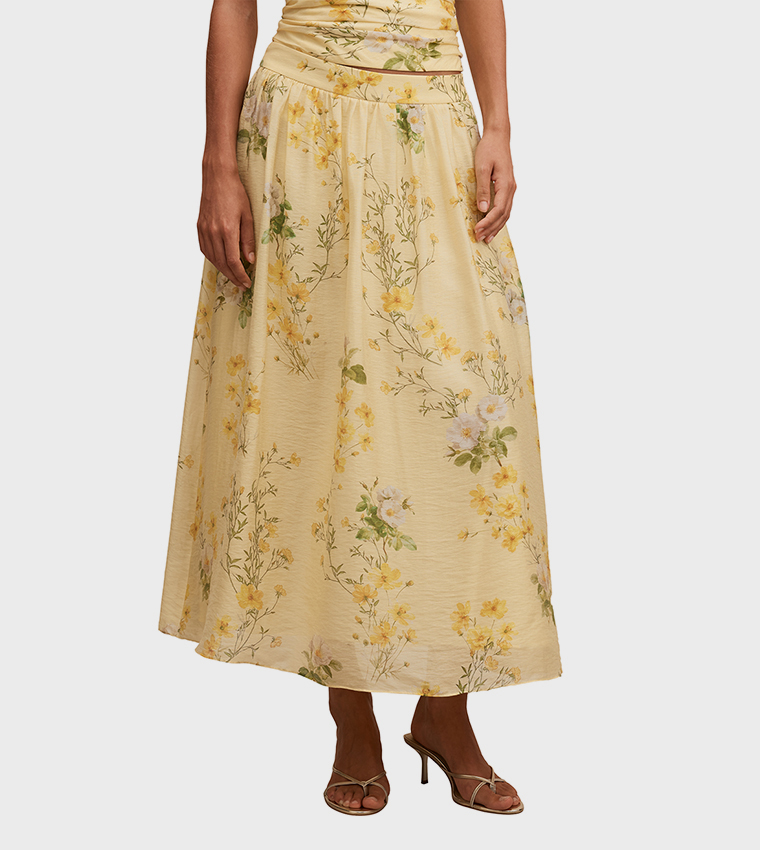 FN PALMER Pleated Maxi Skirt