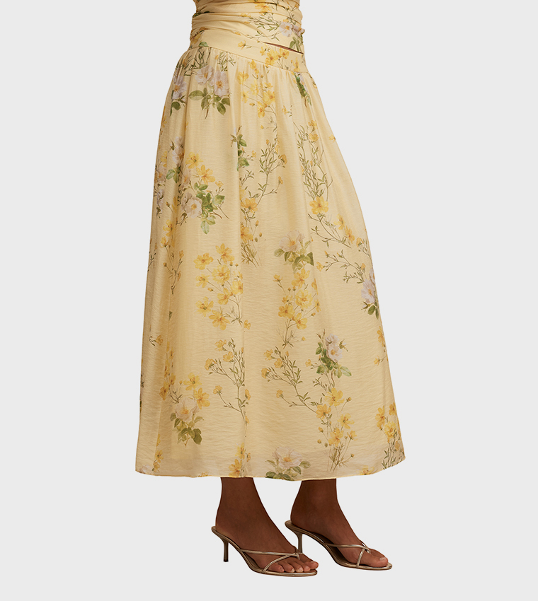 FN PALMER Pleated Maxi Skirt