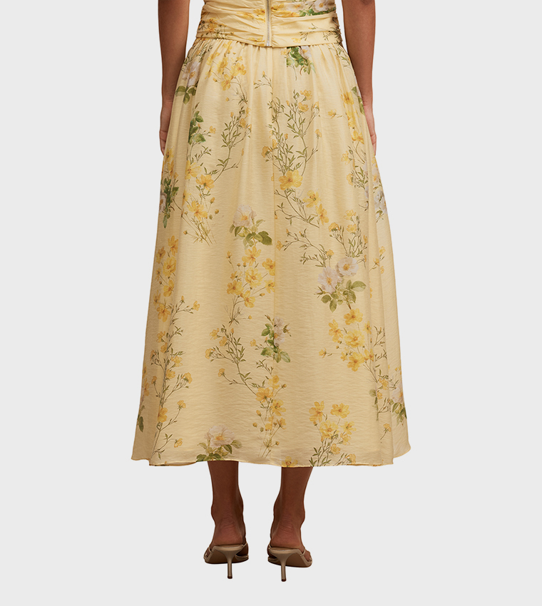 FN PALMER Pleated Maxi Skirt