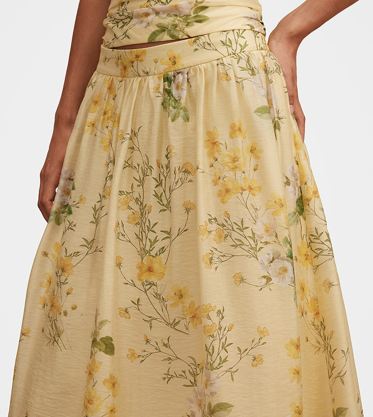 FN PALMER Pleated Maxi Skirt