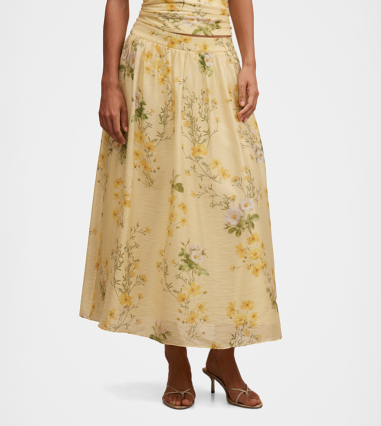 FN PALMER Pleated Maxi Skirt
