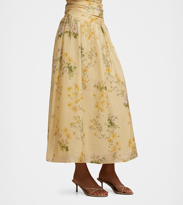 FN PALMER Pleated Maxi Skirt