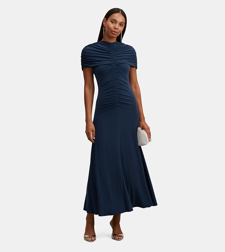 forever new tamara ruched midi dress Forever - Tamara Ruched Midi Dress