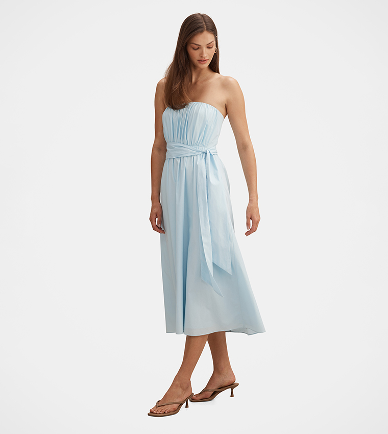 فوريفر نيو  فساتين ميدي  - أزرق Midi Dresses