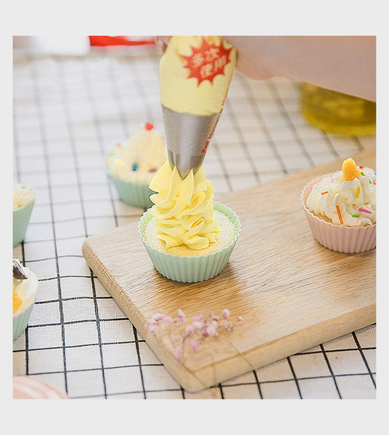 6-Piece Cupcake, Mould Bakeware Maker Mold Tray Baking Cup Liner Molds