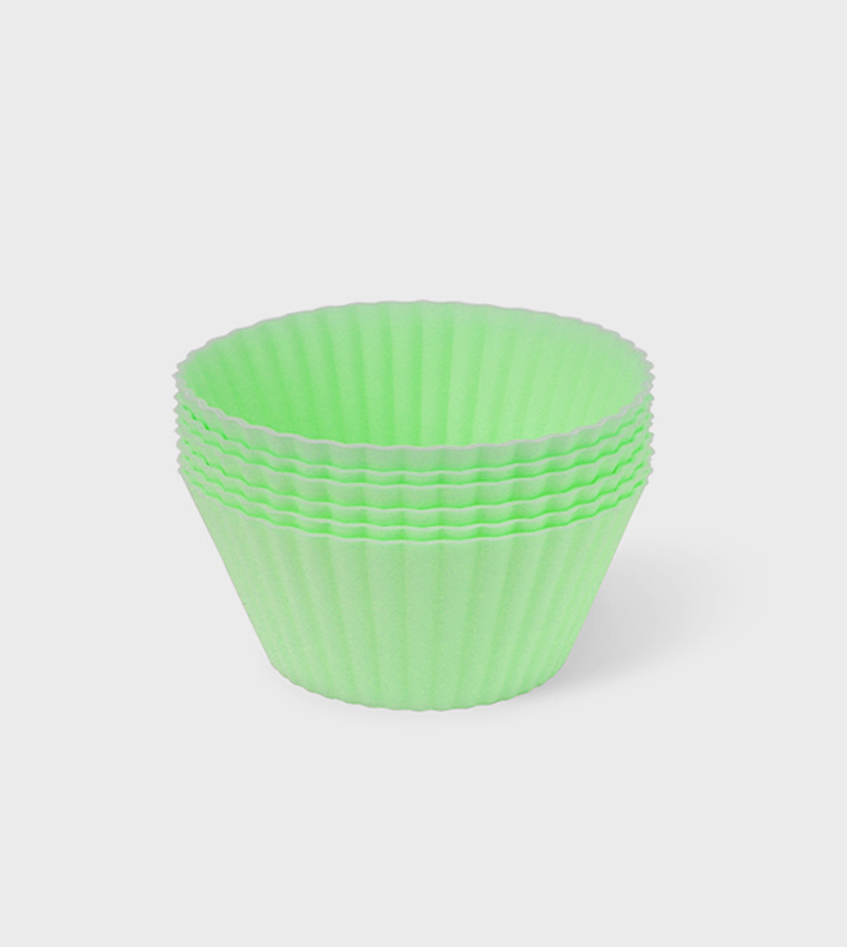 6-Piece Cupcake, Mould Bakeware Maker Mold Tray Baking Cup Liner Molds