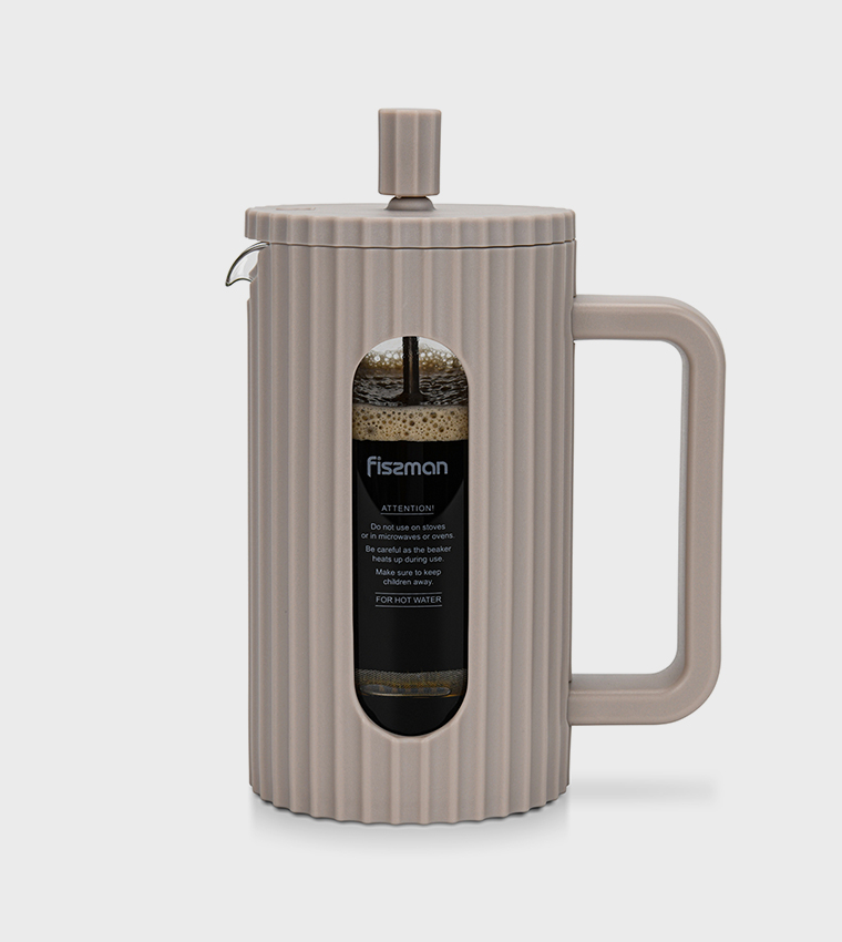 French Press Coffee Maker, 600ml (Borosilicate Glass)