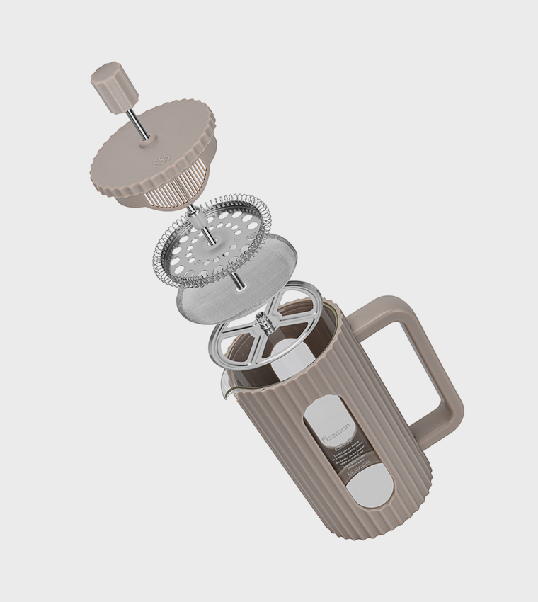 French Press Coffee Maker, 600ml (Borosilicate Glass)