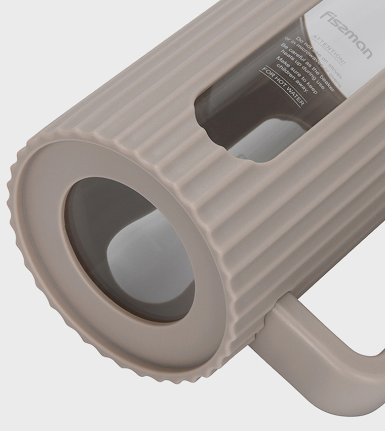 French Press Coffee Maker, 600ml (Borosilicate Glass)