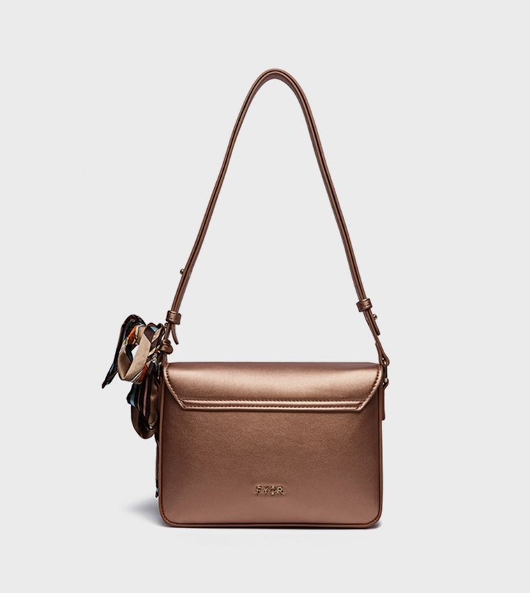 Textured Shoulder Bag