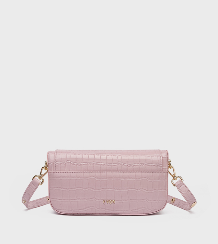 Textured Convertible Crossbody Bag
