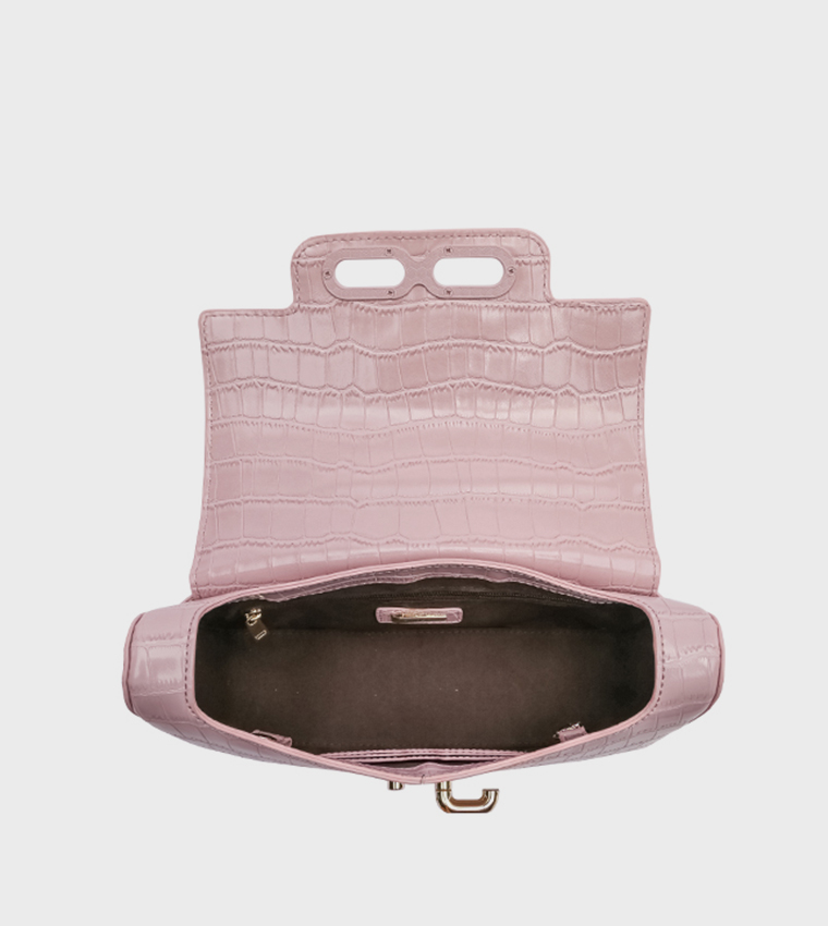 Textured Convertible Crossbody Bag