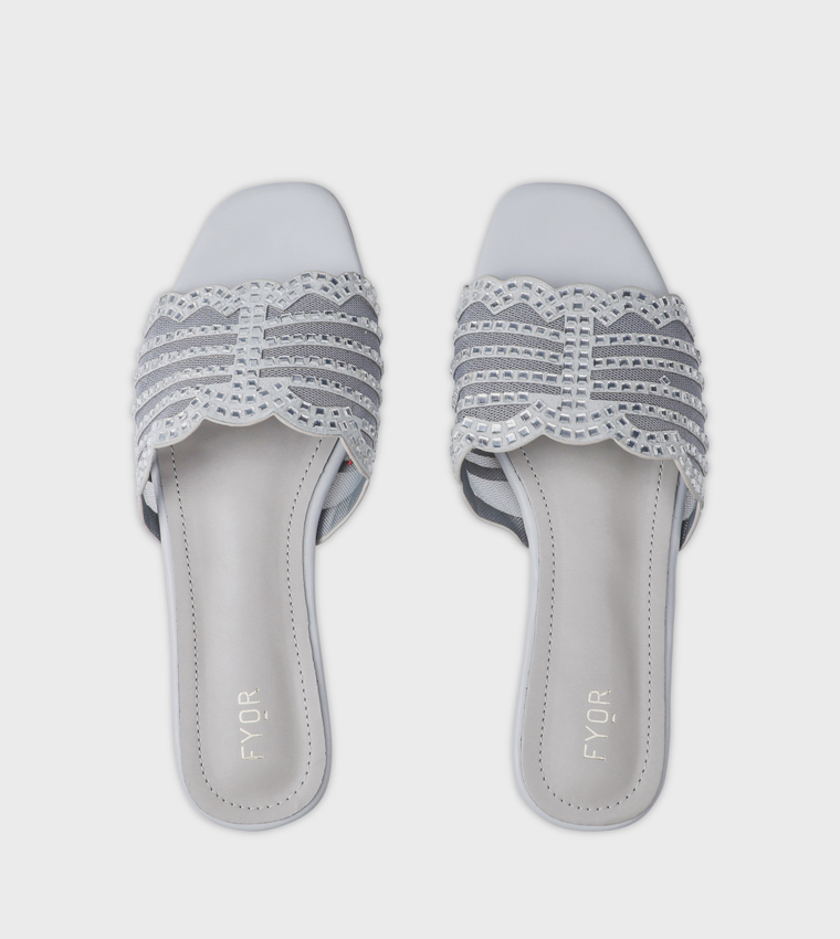 Embellished Flat Sandals