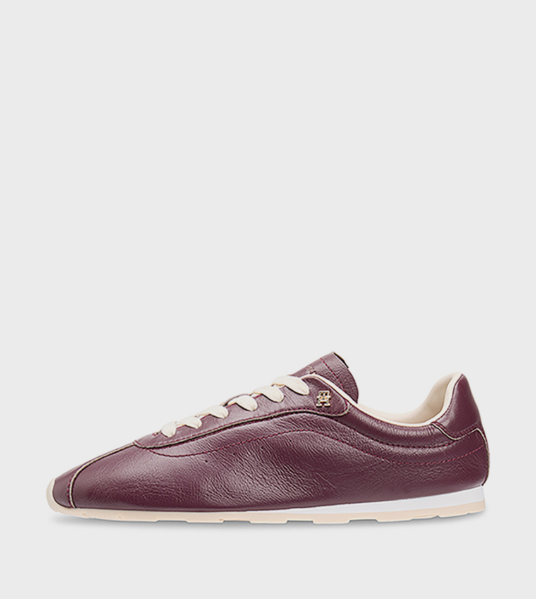 Logo Detail Lace-Up Runner Sneakers