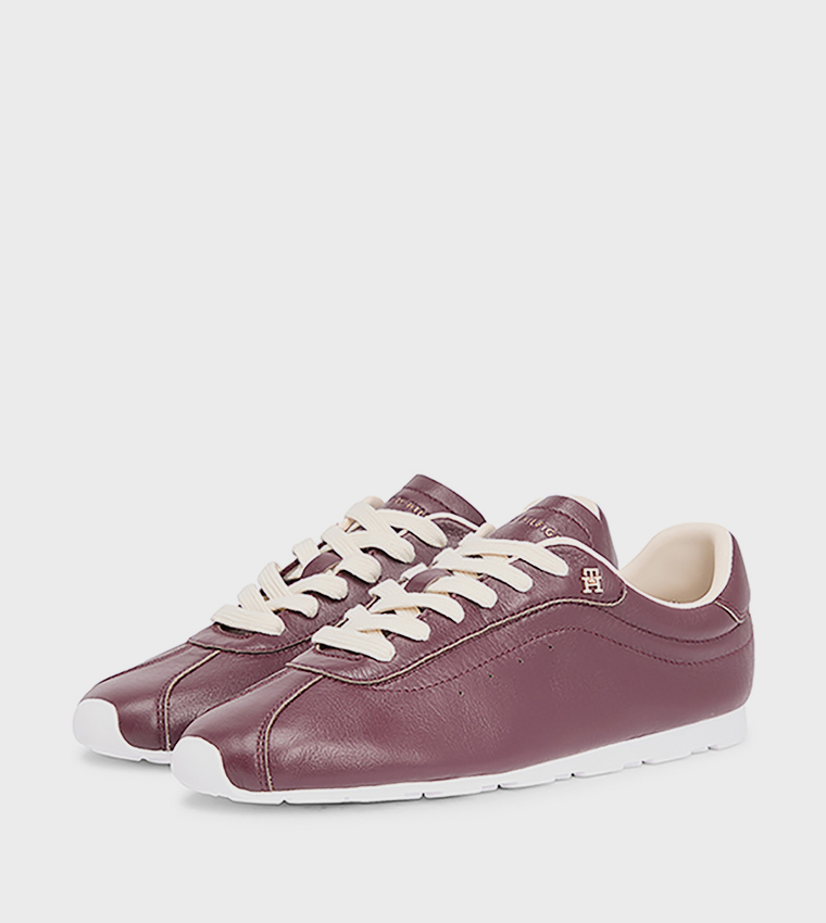 Logo Detail Lace-Up Runner Sneakers