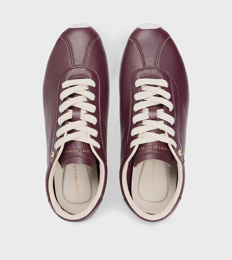 Logo Detail Lace-Up Runner Sneakers